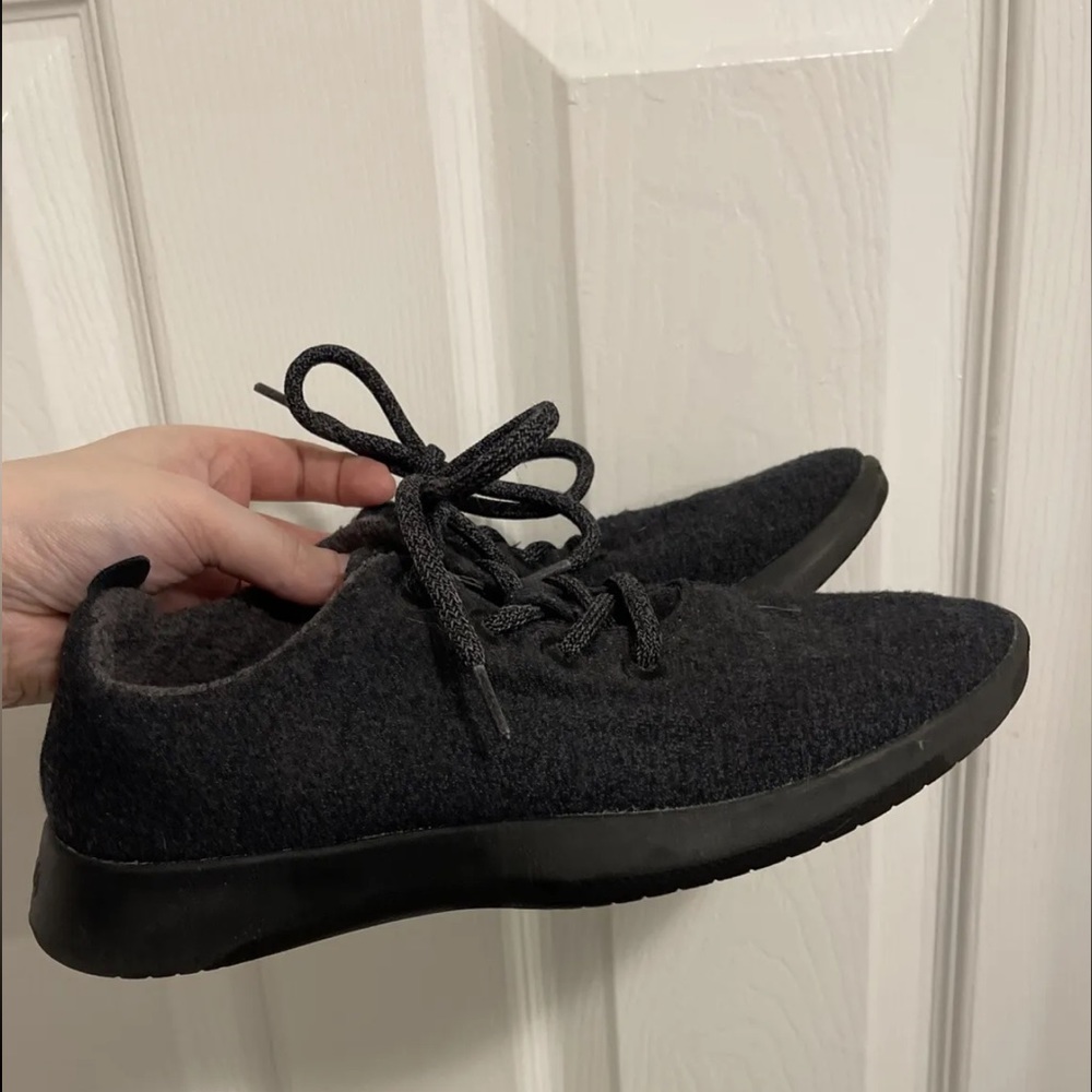Allbirds Womens Wool Runner Raven (Black Sole) Running Shoes Size 9 Medium (B,